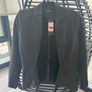 Army green, suede blazer from Akira. Size small, worn once.